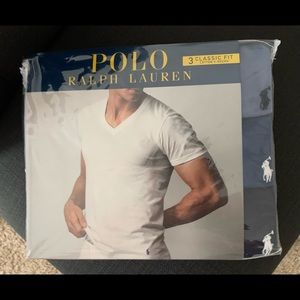 Polo by Ralph Lauren cotton v-necks 3 pack